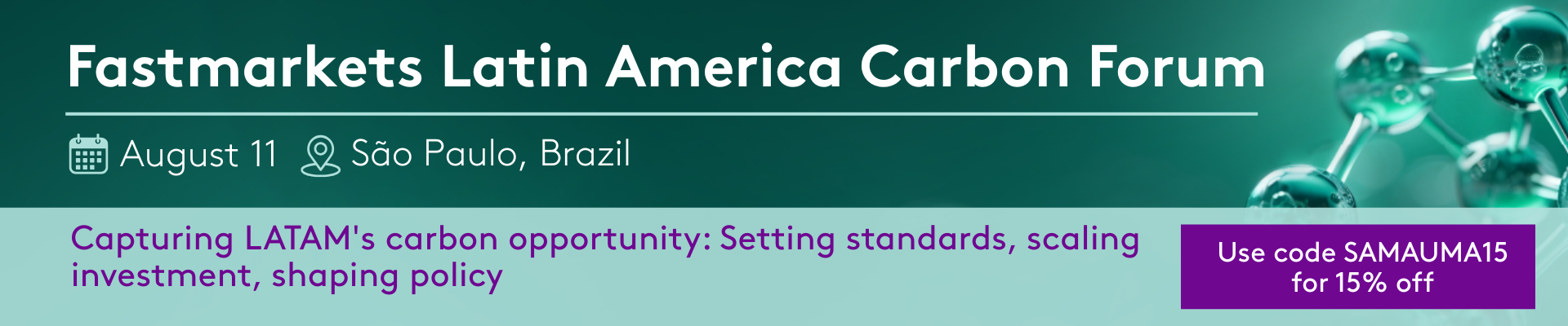 Latin America Carbon Forum Banner - Samaúma